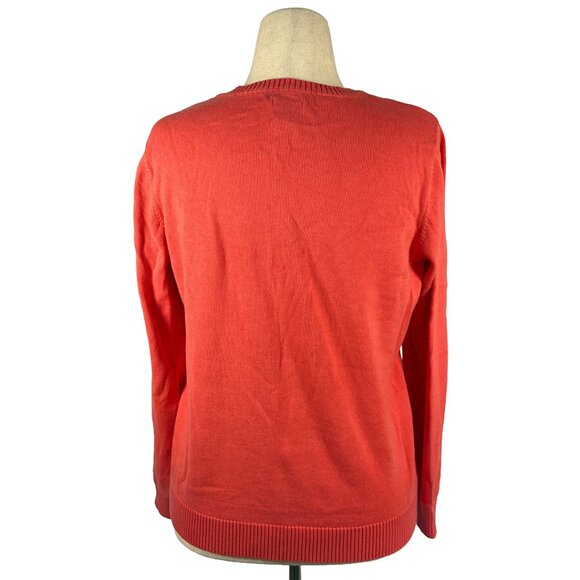 Izod Crewneck Sweater | Salmon Argyle - Picture 2 of 12